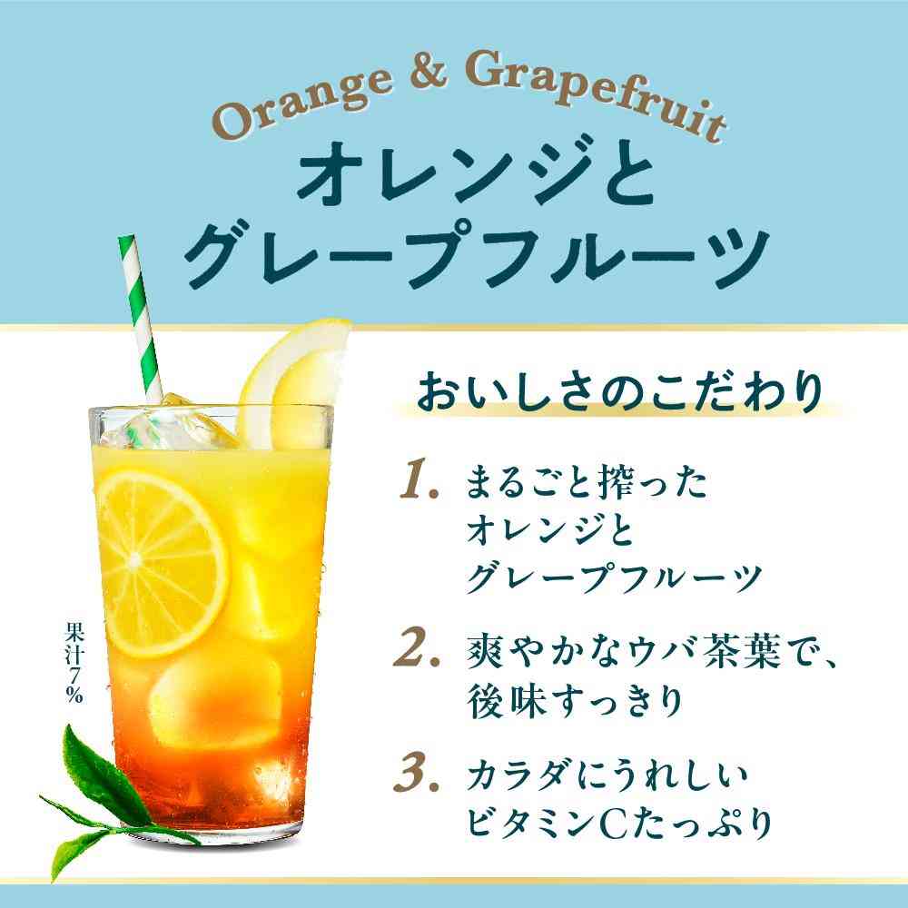 ◆キリン 午後の紅茶 FRUITS & ICE TEA オレンジとグレープフルーツ 500ml - Image 11