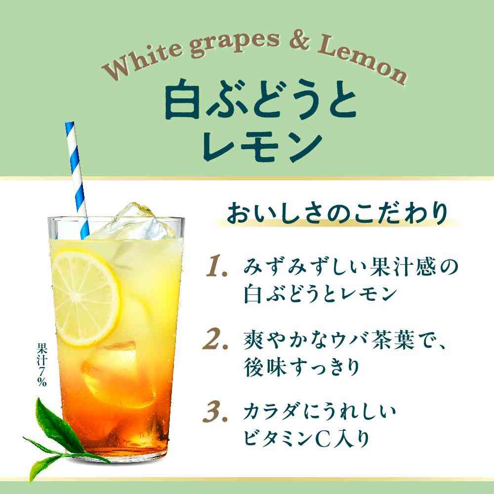 ◆キリン 午後の紅茶 FRUITS＆ICE TEA 白ぶどうとレモン 500ml - Image 4
