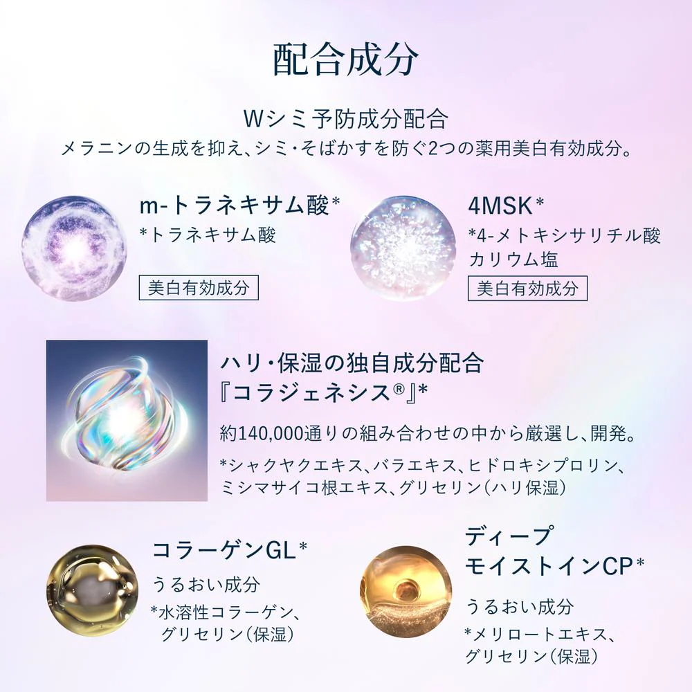 【医薬部外品】資生堂 エリクシール ホワイト ブライトニング エマルジョン みずみずしいタイプ ca 130mL - Image 6