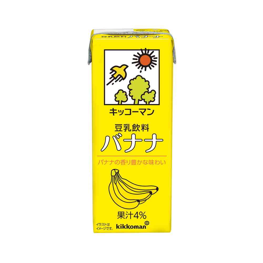 ◆キッコーマン 豆乳飲料 バナナ 200ml
