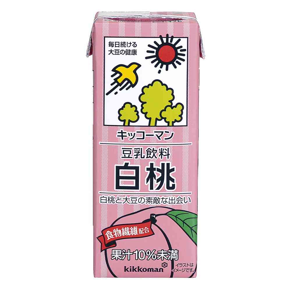 ◆キッコーマン 豆乳飲料 白桃 200ml