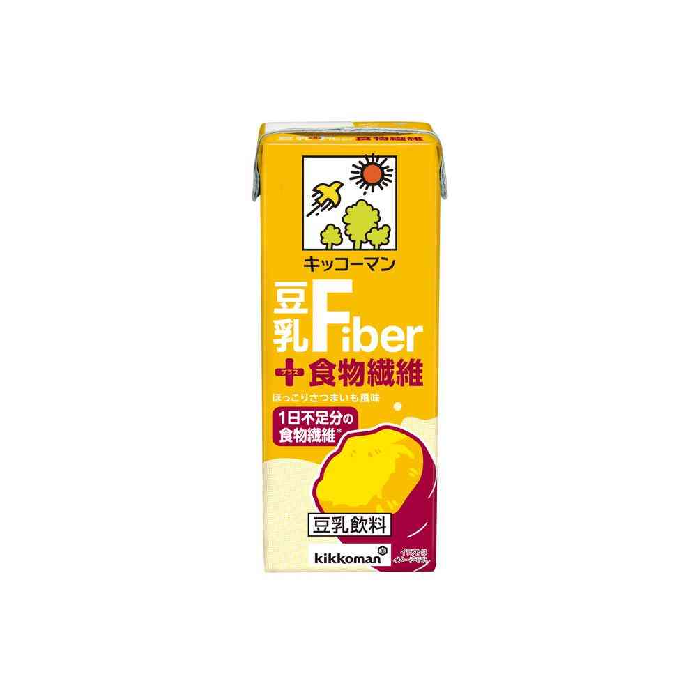 ◆キッコーマン 豆乳＋食物繊維 200ml