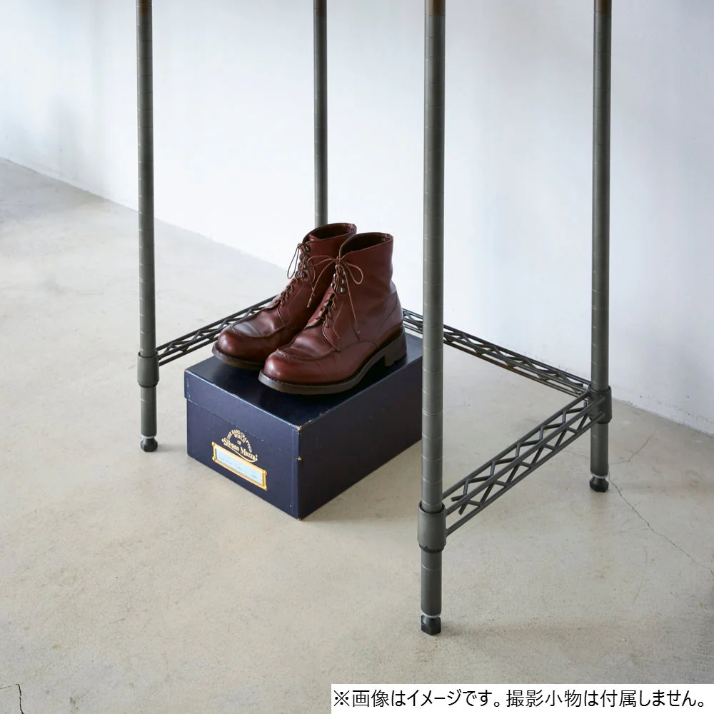 エレクター ベーシックシリーズ ヴィンテージエディション クロスバー W600xD450mm シルバー B1824VTWS - Image 3