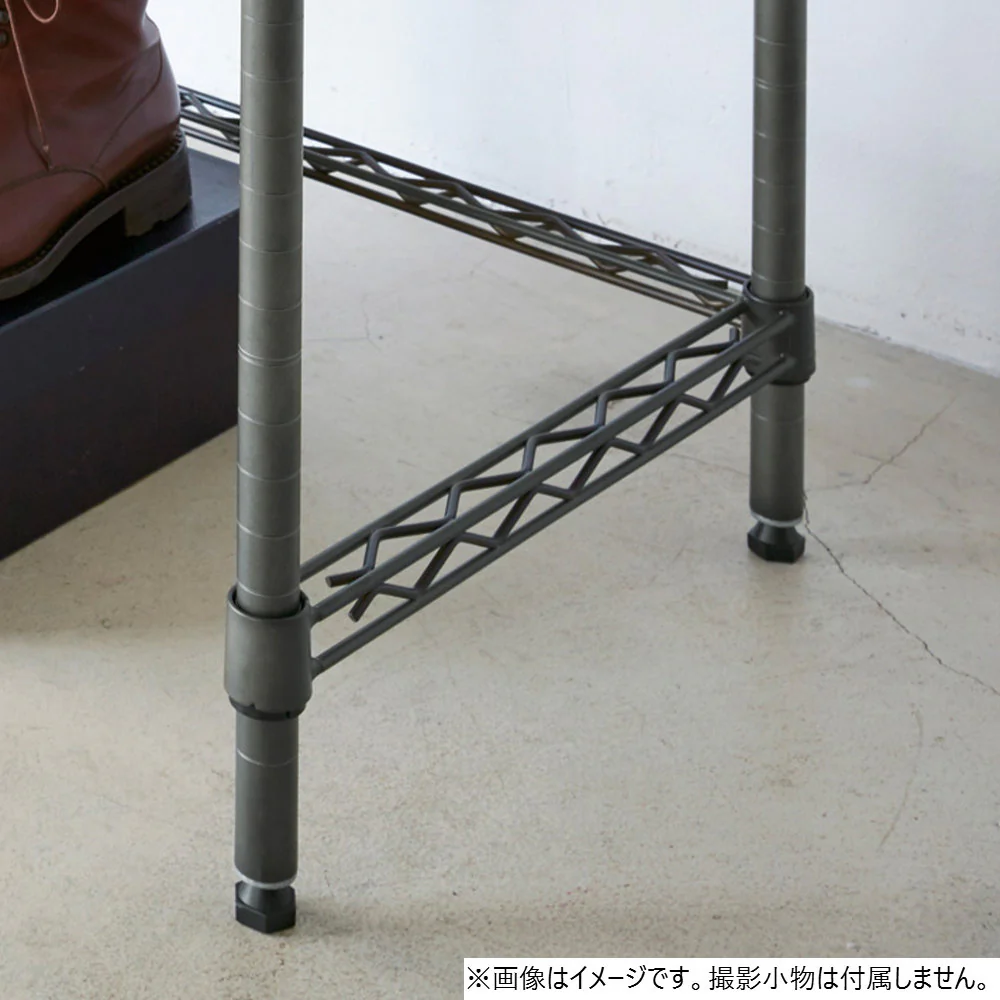 エレクター ベーシックシリーズ ヴィンテージエディション クロスバー W900xD450mm シルバー B1836VTWS - Image 6