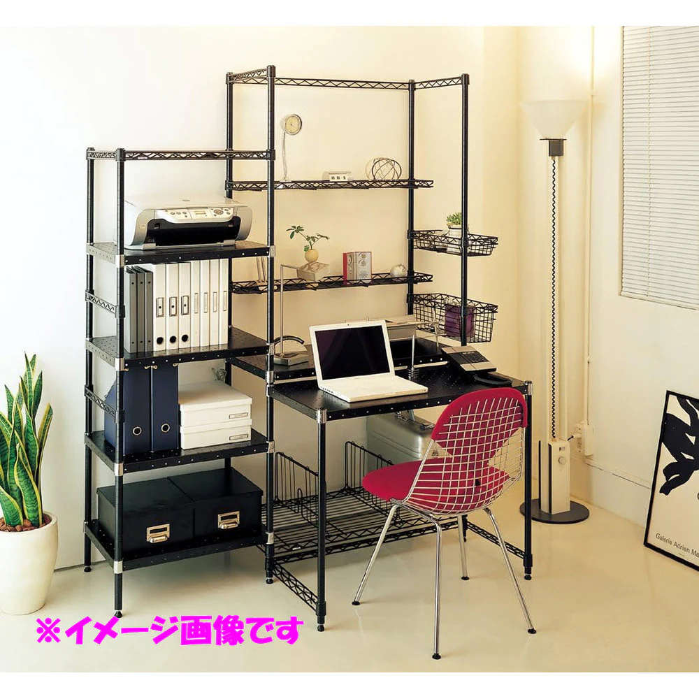 エレクター ベーシックシリーズ ハーフシェルフ 450mm用 クローム B718C - Image 4