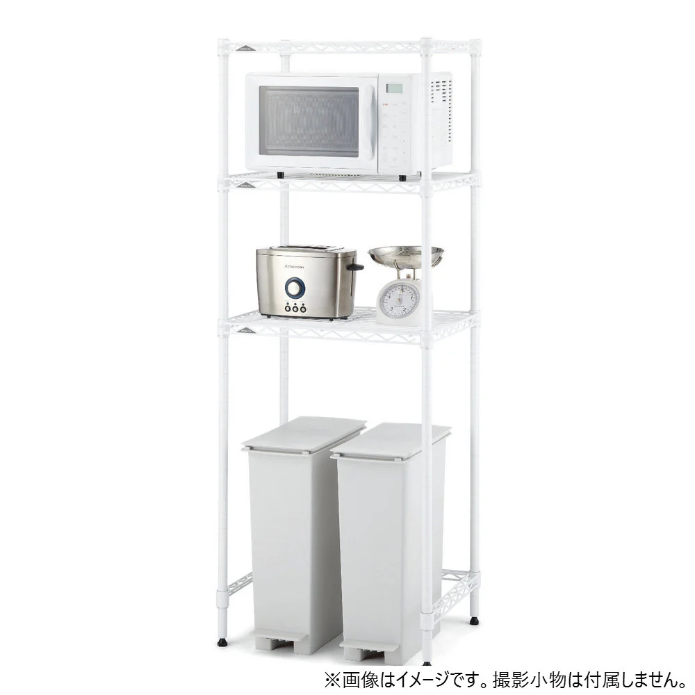 エレクター ベーシックシリーズ 3方クロスバー W750xD450mm ホワイト B1830TWW - Image 7