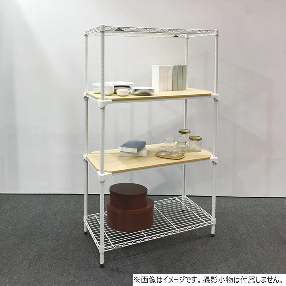 エレクター ベーシックシリーズ ポール 1000mm ホワイト B40PW2 2本入 - Image 3