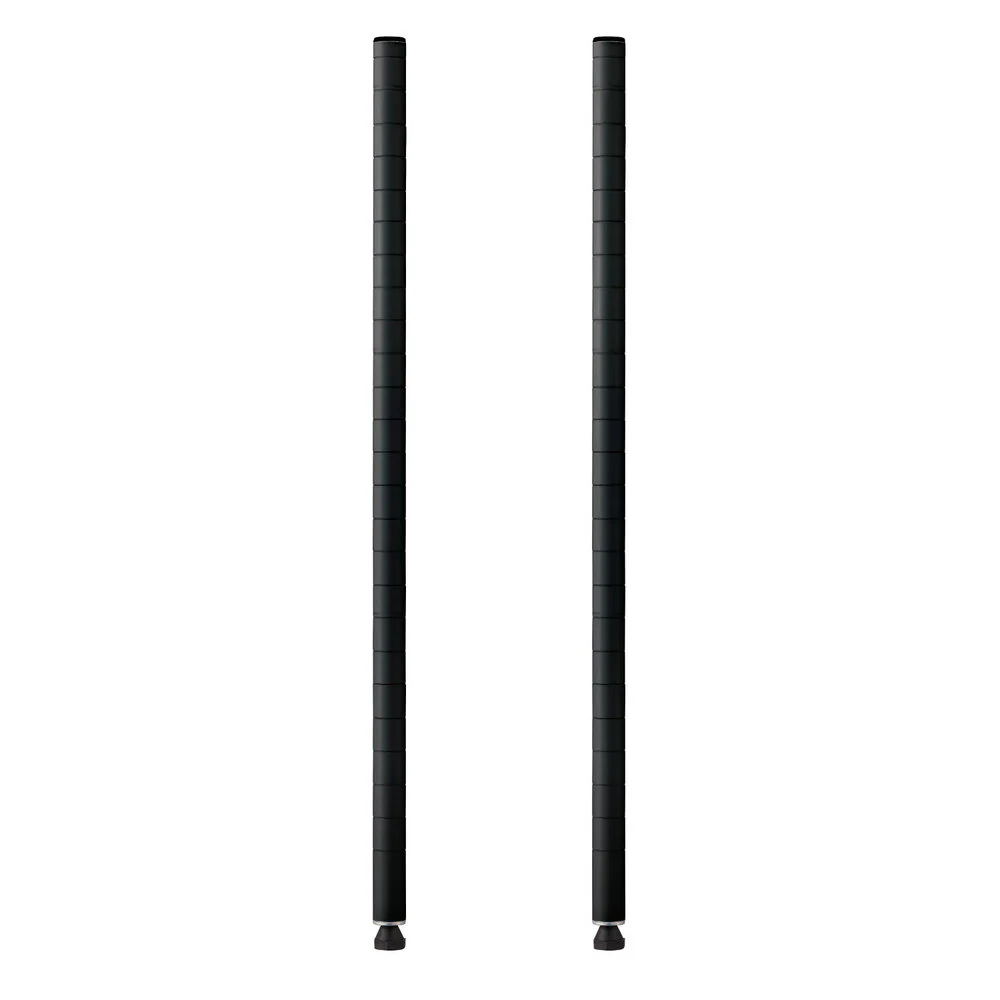 エレクター ベーシックシリーズ ポール 450mm ブラック B18PB2 2本入