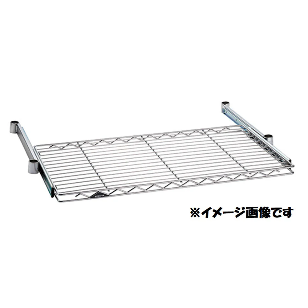 エレクター ベーシックシリーズ スライディングシェルフ W600xD450mm ブラック BSL1824B - Image 4