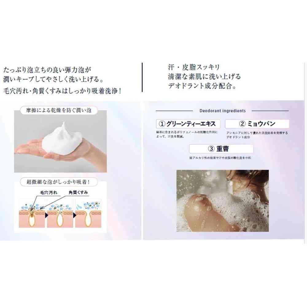 コスメテックスローランド リルーチェ パフュームボディソープ シャイニーフリージア つめかえ 350ml - Image 3