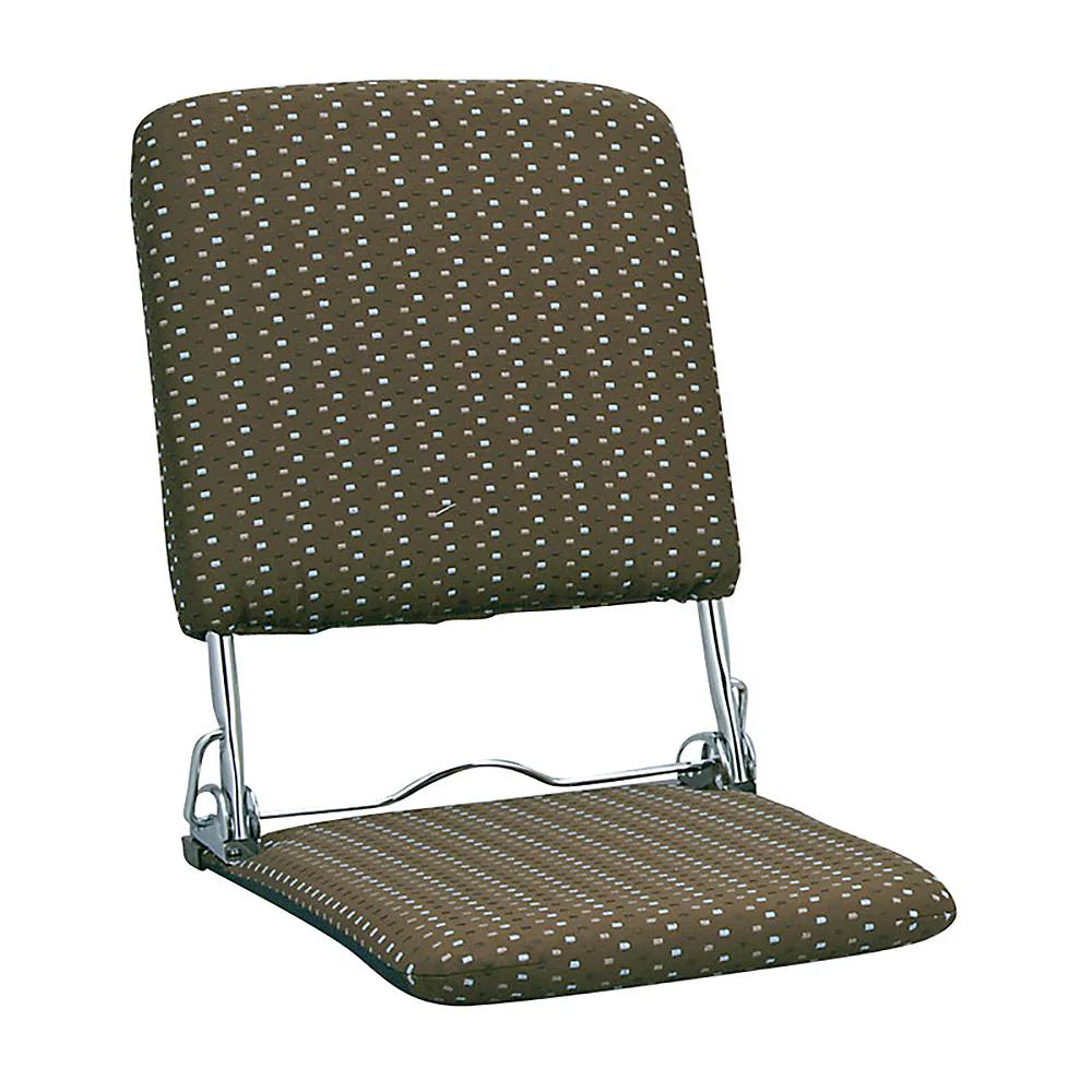 折りたたみ座椅子 PLACE(プラス)YS-424 BR【直送品】 返品・キャンセル・他商品と同時購入は不可