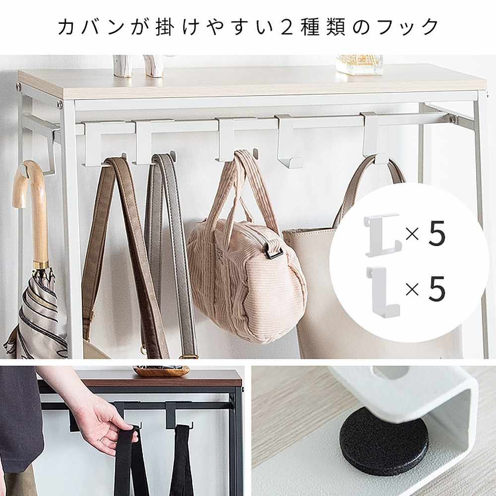 バッグラック メルサ BHG-610 ホワイト 組立必要【直送品】 返品・キャンセル・他商品と同時購入は不可 - Image 5