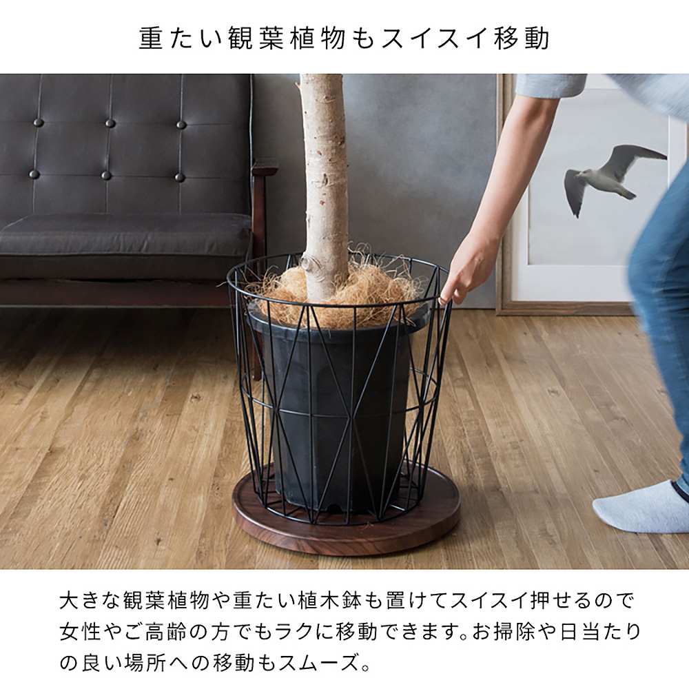 プランタースタンド(大理石柄)MST-D400 WH【直送品】 返品・キャンセル・他商品と同時購入は不可 - Image 5