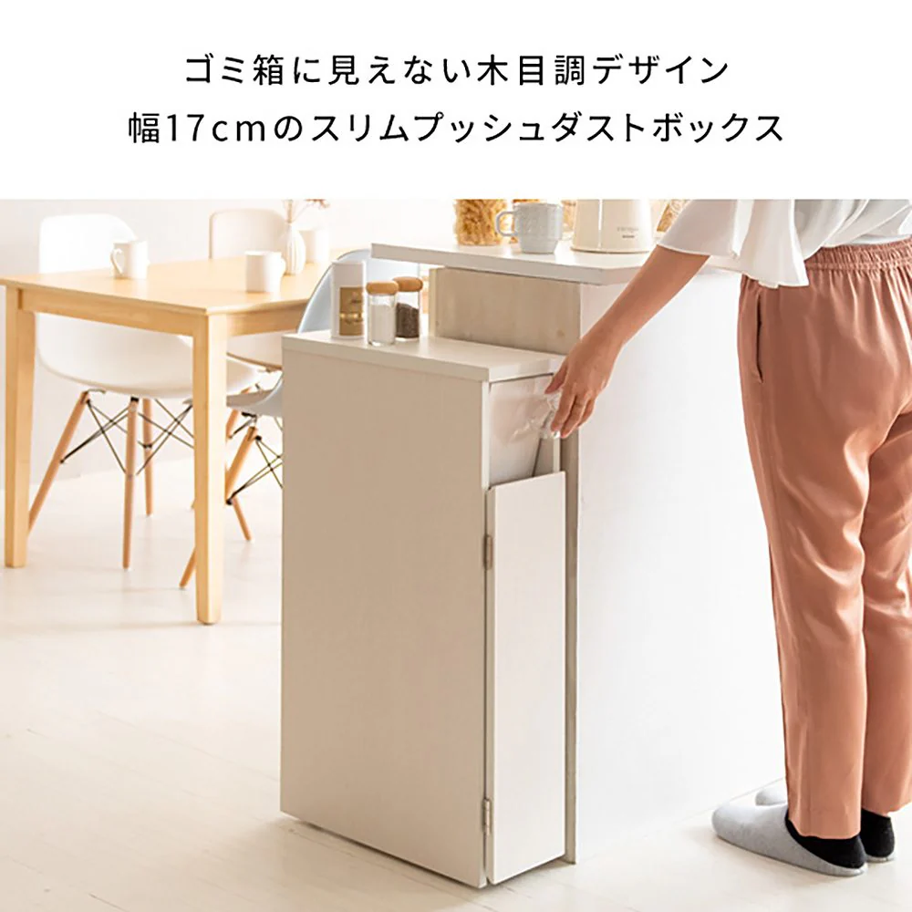 スリムダストボックス サンティア DB-F170 BR 組立必要【直送品】 返品・キャンセル・他商品と同時購入は不可 - Image 3