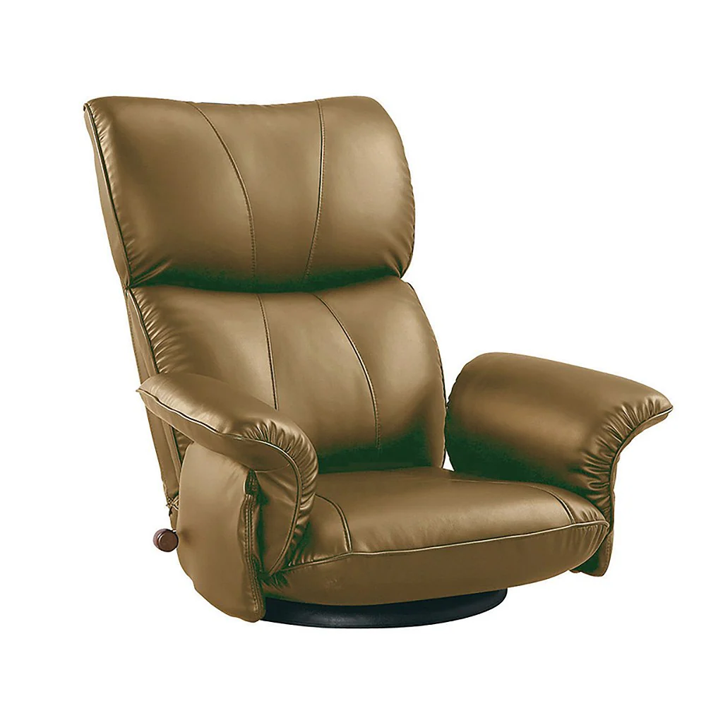 スーパーソフトレザー座椅子-匠- YS-1396HR BR【直送品】 返品・キャンセル・他商品と同時購入は不可