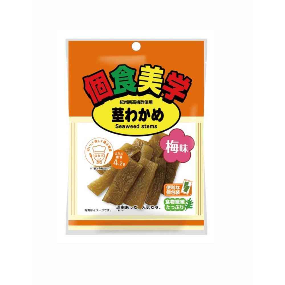 ◆壮関 個食美学 茎わかめ 梅味 24g