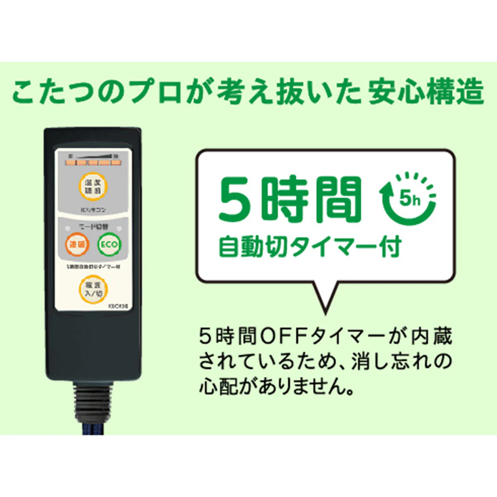 メトロ製 こたつコード こたつ〜る BC-KEC43B(A）【直送品】 返品・キャンセル・他商品と同時購入は不可 - Image 5