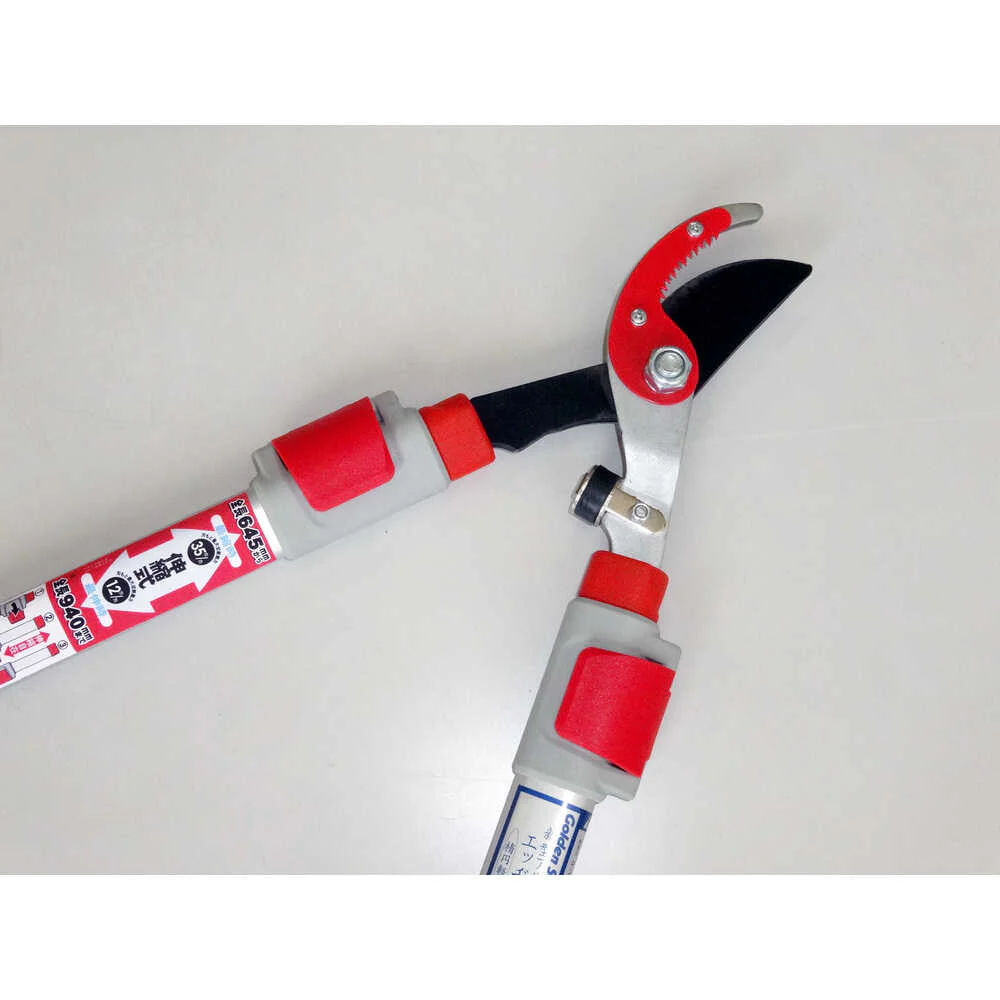 GS 刈込ハサミ（太枝切りタイプ） 新型アルミ柄 エッジ付伸縮 【直送品】 返品・キャンセル・他商品と同時購入は不可 - Image 3