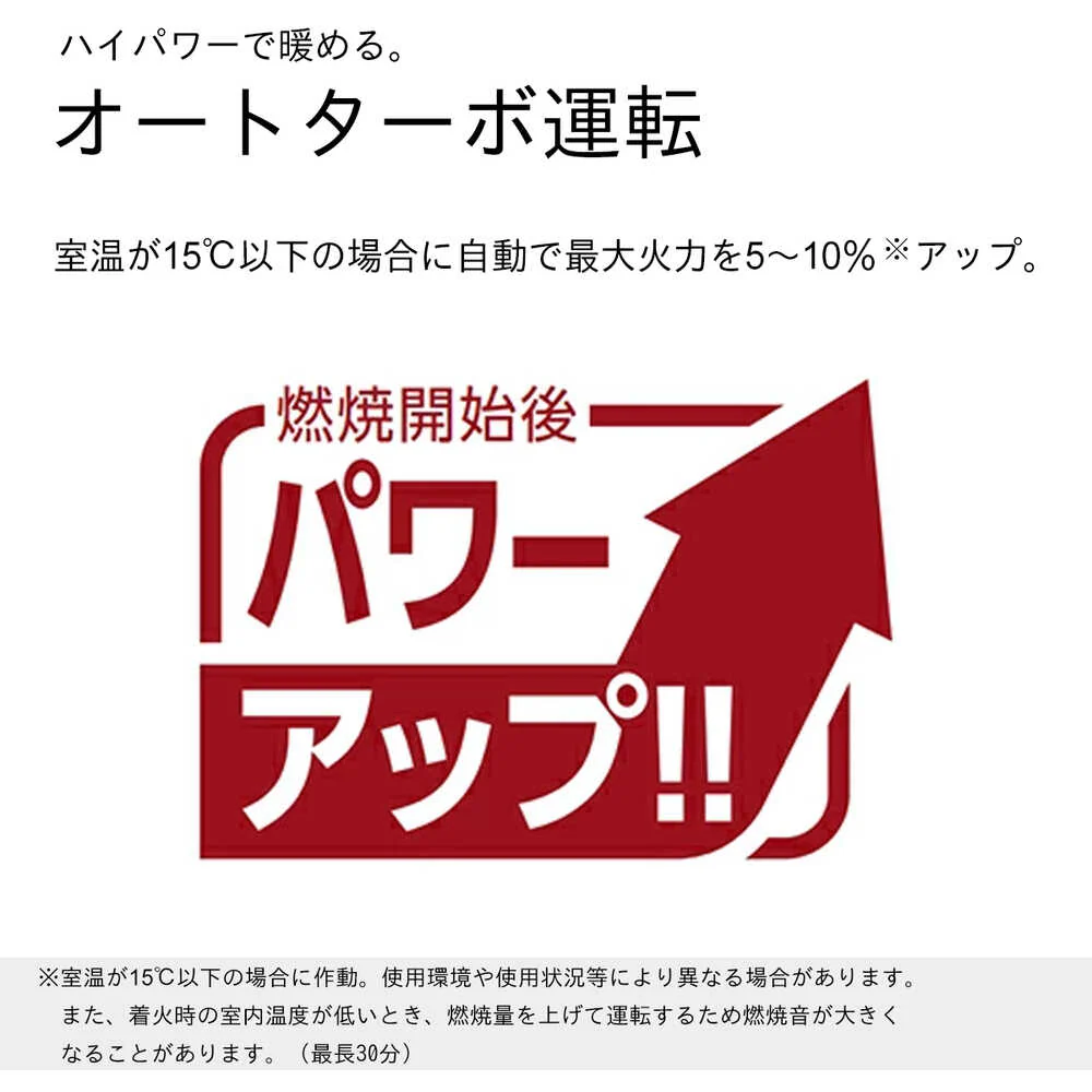 ダイニチ 石油ファンヒーター FW-3725GR-ホワイト 【直送品】 返品・キャンセル・他商品と同時購入は不可 - Image 5