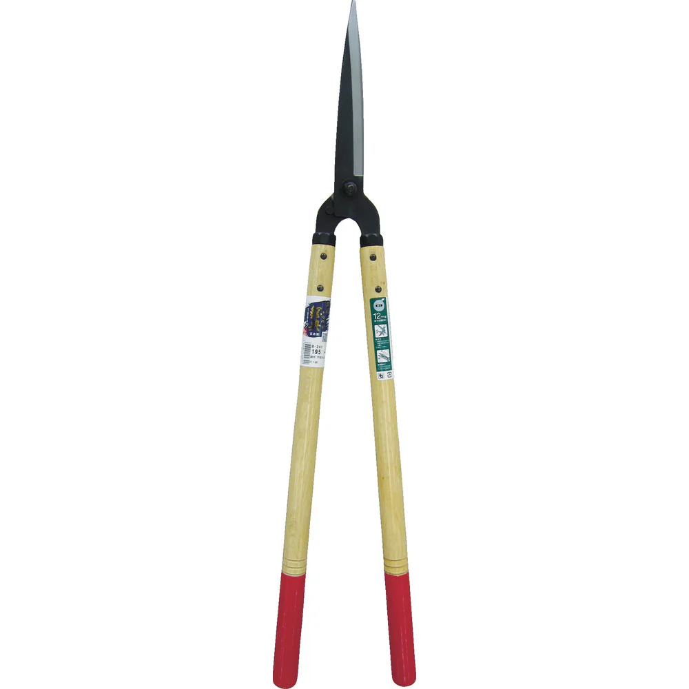 鋼典 刈込ハサミ 調質 又開（門型）刈込鋏 尺7赤塗り柄入 【直送品】 返品・キャンセル・他商品と同時購入は不可