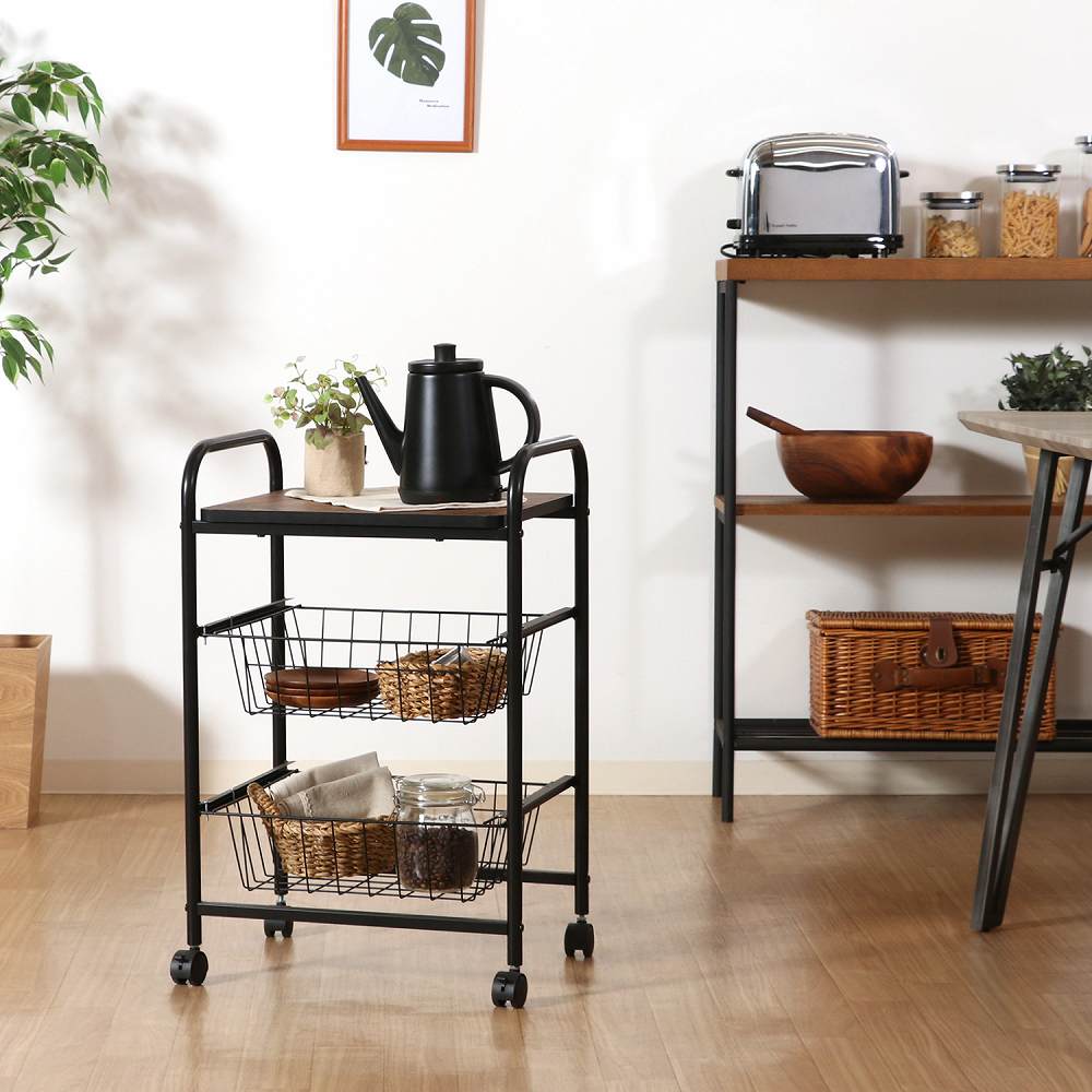 キッチンワゴン FBC-01-1 15420 【直送品】 返品・キャンセル・他商品と同時購入は不可 - Image 2