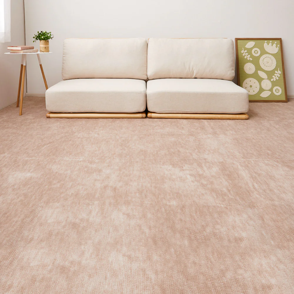 ペットにやさしい平織カーペット ラウム 191×286cm ベージュ 【直送品】 返品・キャンセル・他商品と同時購入は不可