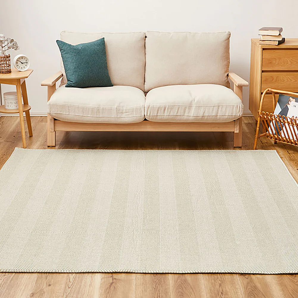 洗えるヘリンボンラグ ボーナ グリーン230×330 【直送品】 返品・キャンセル・他商品と同時購入は不可