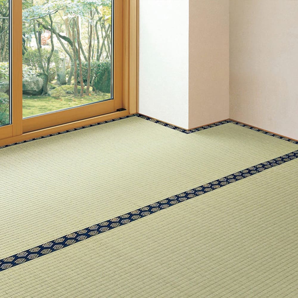 フリーカット裏付 い草カーペット みすず 団地間4.5畳  【直送品】 返品・キャンセル・他商品と同時購入は不可