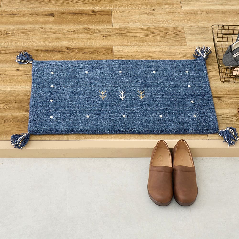 ギャッベ LORRI BUFF L18 45x75 【直送品】 返品・キャンセル・他商品と同時購入は不可