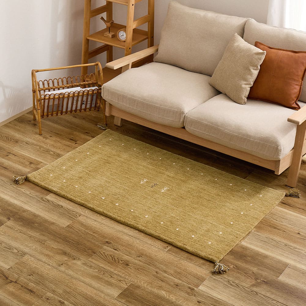 ギャッベ LORRI BUFF L19 80x140 【直送品】 返品・キャンセル・他商品と同時購入は不可