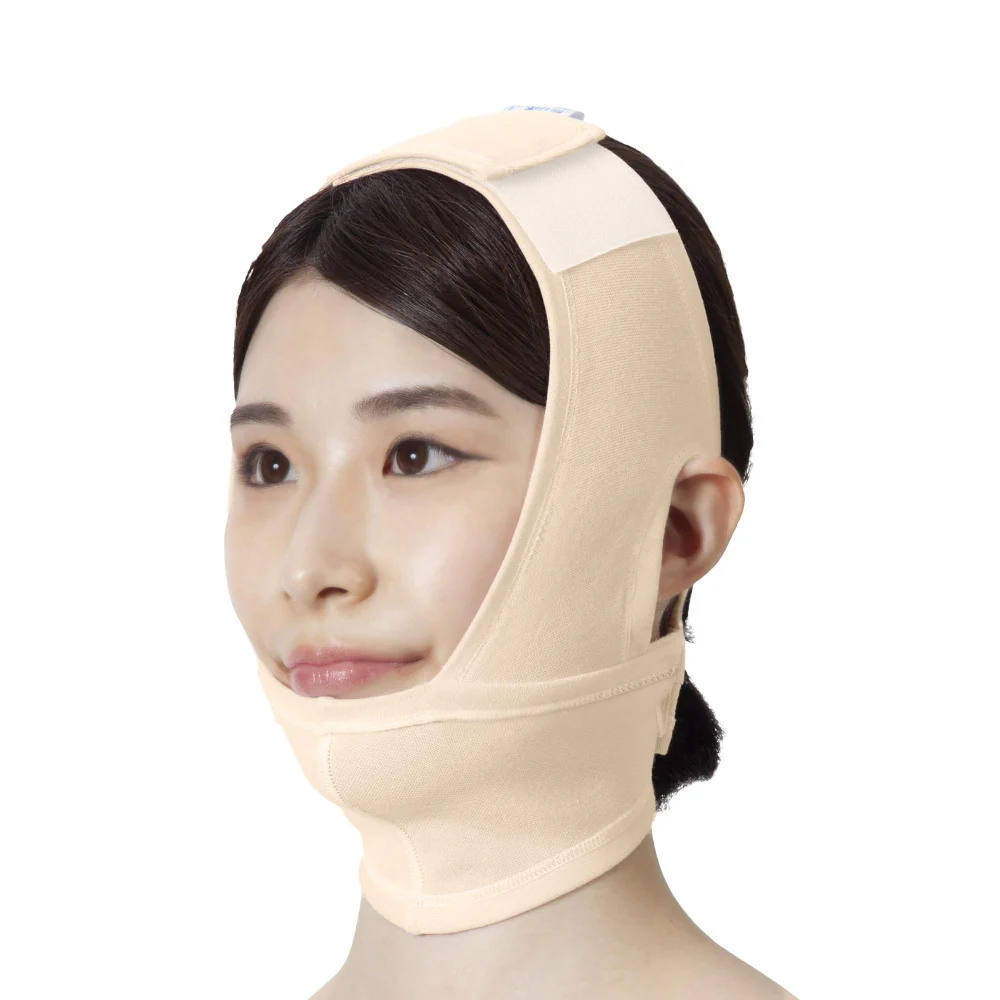 ソフラ あごバンデージII ベージュ M 007333 【直送品】 返品・キャンセル・他商品と同時購入は不可