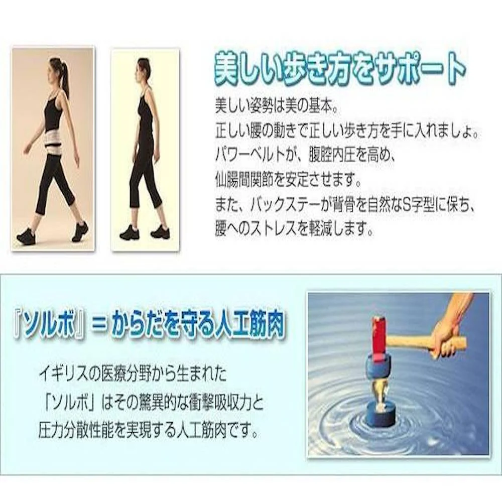 ソルボ 中殿筋+腰ガード メッシュ薄型 L 【直送品】 返品・キャンセル・他商品と同時購入は不可 - Image 4
