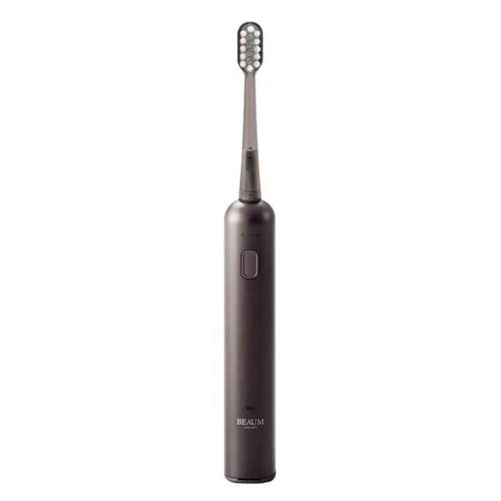 アピックス BEAUM 電動歯ブラシ Dual Motion BEAUM グレー AET-B08GY 1台