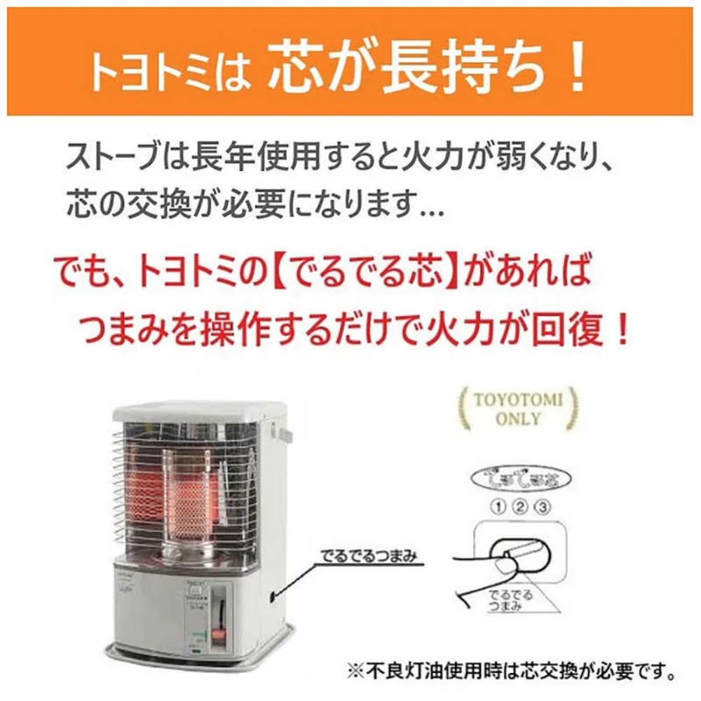 トヨトミ 反射型 石油ストーブ RS-H2924W ハンドル付き 【直送品】 返品・キャンセル・他商品と同時購入は不可 - Image 5