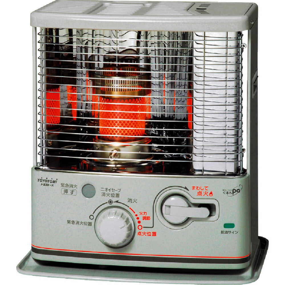 反射型石油ストーブ 電池レス手回し着火 RSG2424W 【直送品】 返品・キャンセル・他商品と同時購入は不可