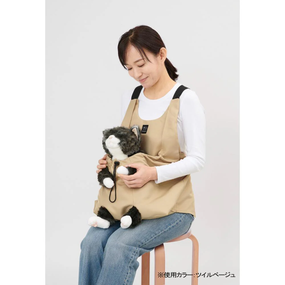 猫用爪切りお助けエプロン ツイルベージュ 【直送品】 返品・キャンセル・他商品と同時購入は不可 - Image 8