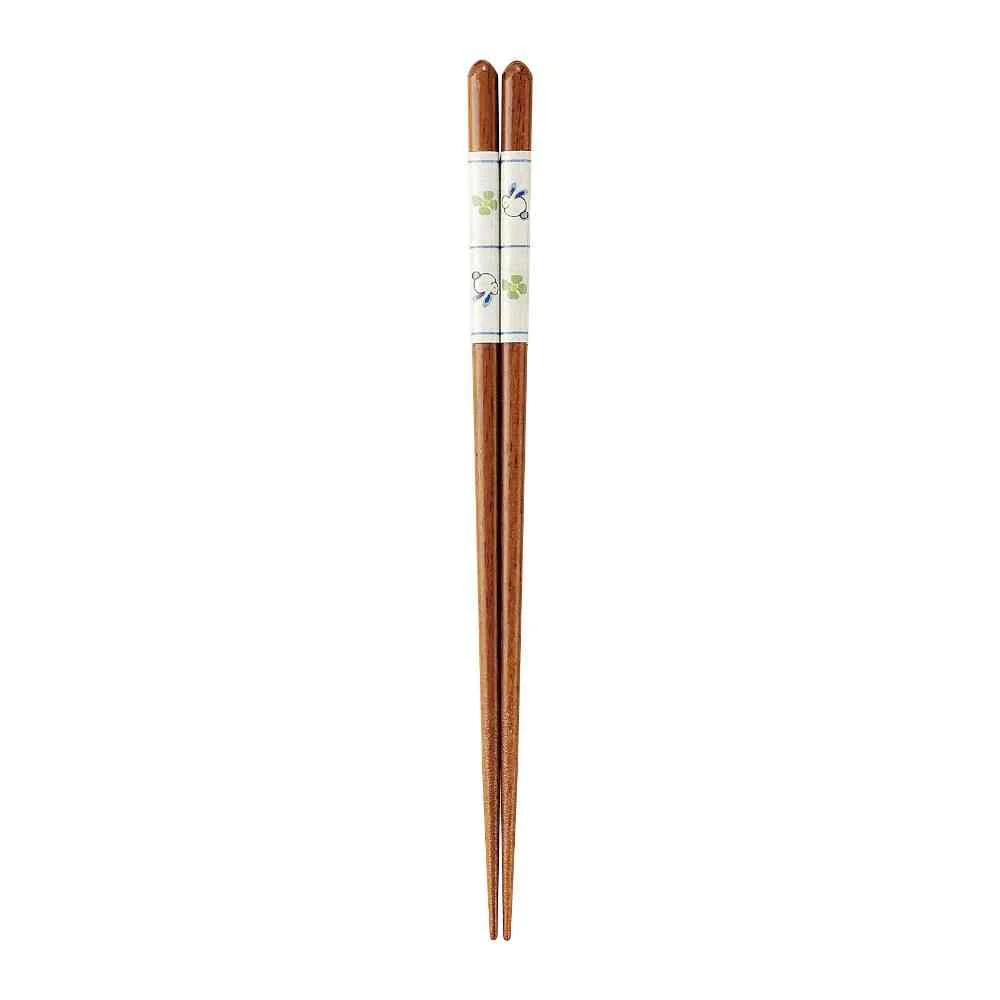 イシダ 食洗箸 うさぎ小紋 23cm 1膳