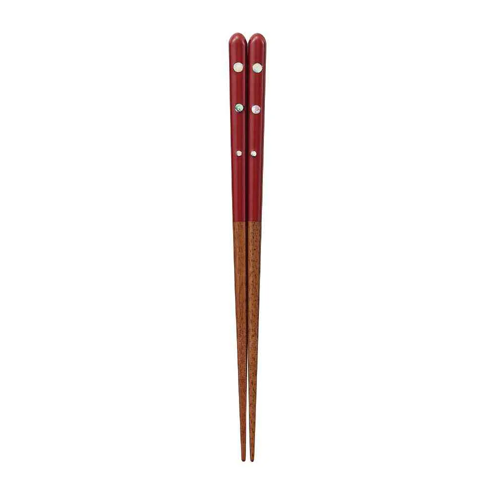 イシダ 食洗箸 貝花丸 20.5cm 1膳