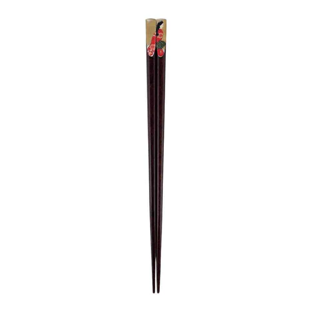 イシダ 箸 見返り美人 23cm 1膳
