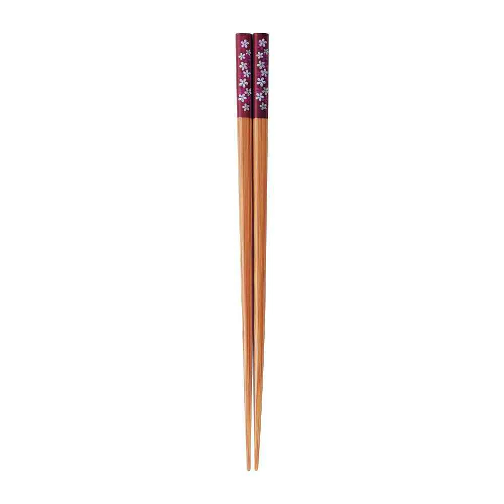 イシダ 箸 スス竹 桜づくし 21cm 1膳