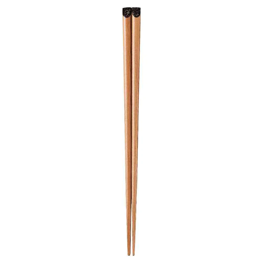 イシダ 箸 チョコバニラ 23cm 1膳
