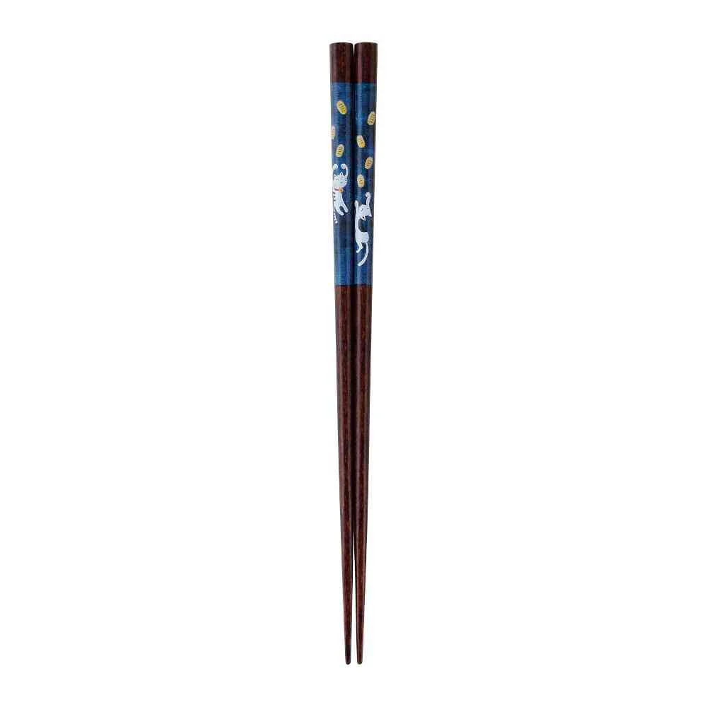 イシダ 箸 猫に小判 23cm 1膳