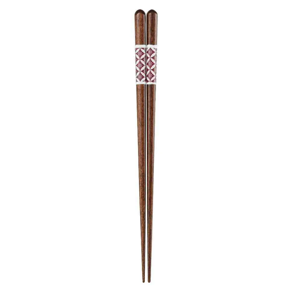 イシダ 食洗箸 紋菱 21cm 1膳