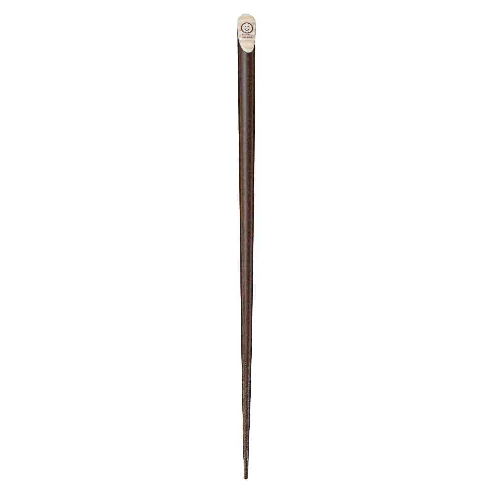 イシダ イニシャル箸 ラッキースマイル 23cm 1本