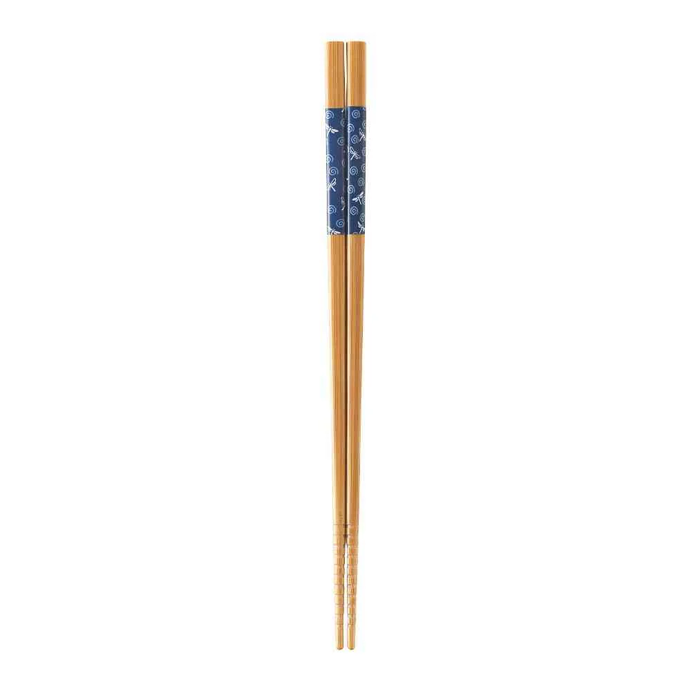 イシダ 箸 スス竹 糸とんぼ 23cm 1膳