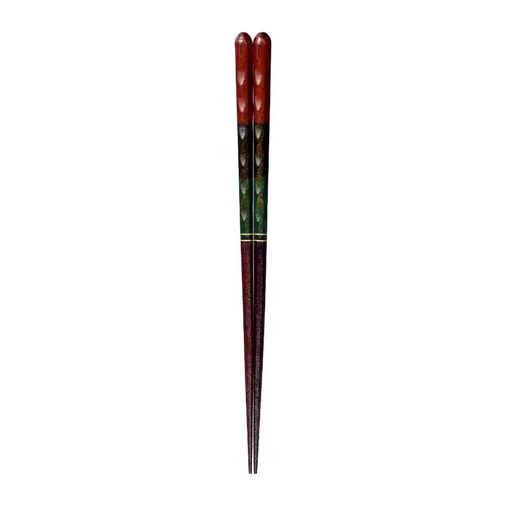 イシダ 箸 PI八角翠玉  1膳