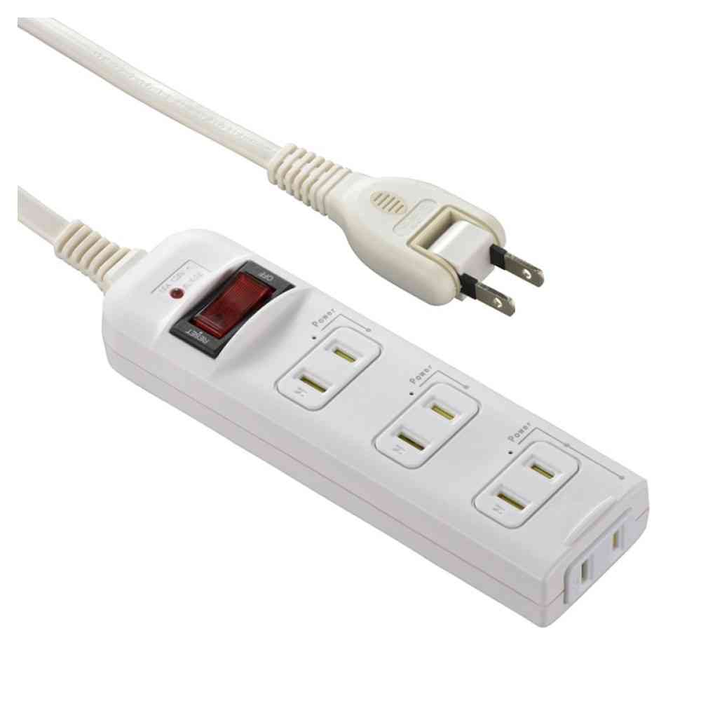 オーム電機 発煙ガード・スイッチ付タップ 4個口 5m HS-T45HJ3-W