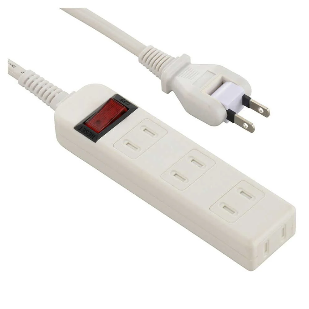 オーム電機 ブレーカー付安全タップ 4個口 2m - Image 3