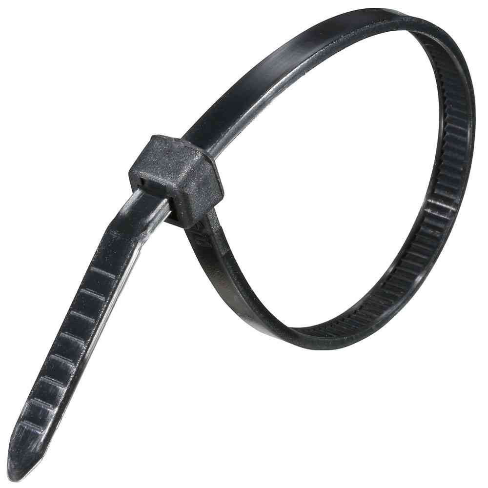 オーム電機 ロックタイ 耐候性 150mm 黒 04-3154 400本入 - Image 2