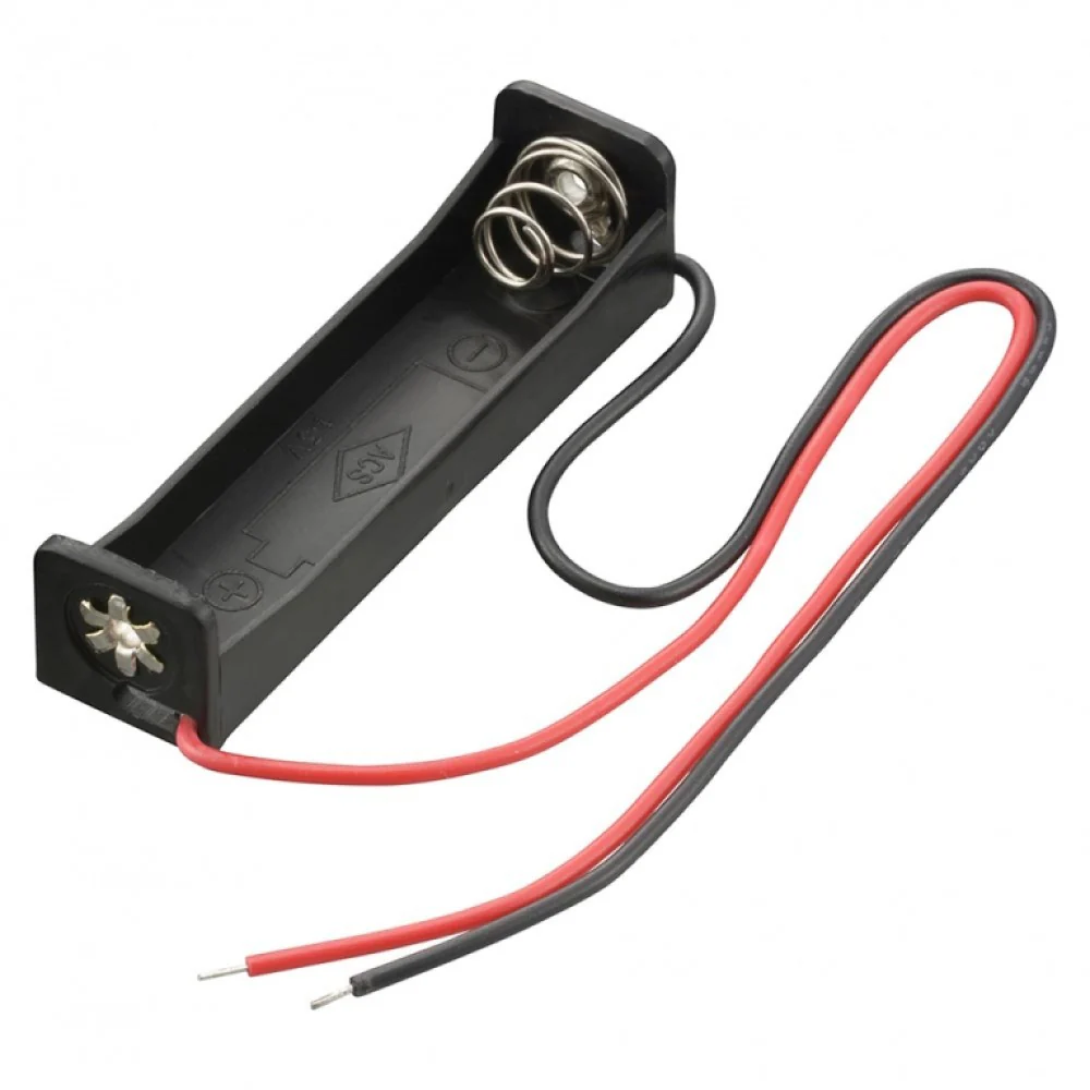 オーム電機 電池ケース 1コ用 リード線付き KIT-UM4X1
